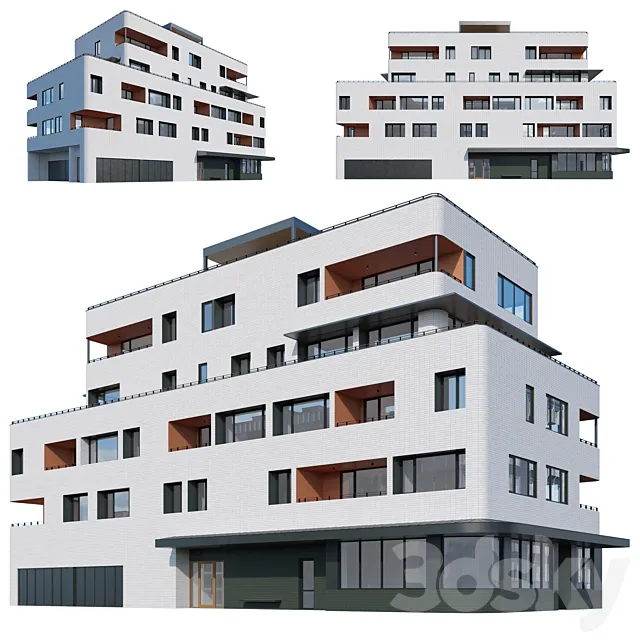 Residential Apartments 01 3D Model