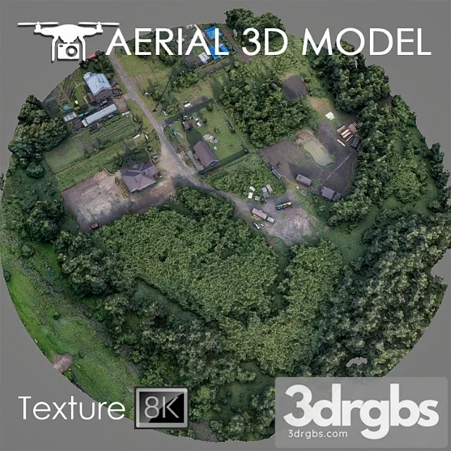 Residential area 65 3D Model Free