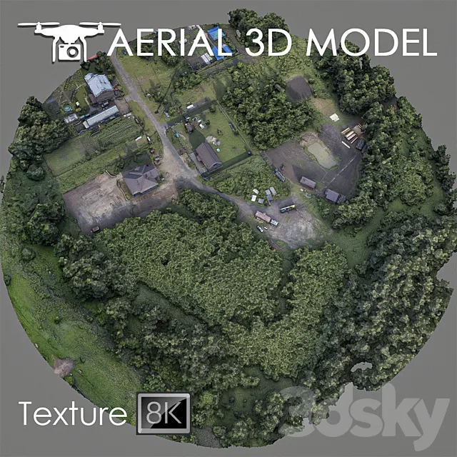 Residential area 65 3DModel