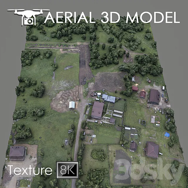 Residential area 70 3DModel