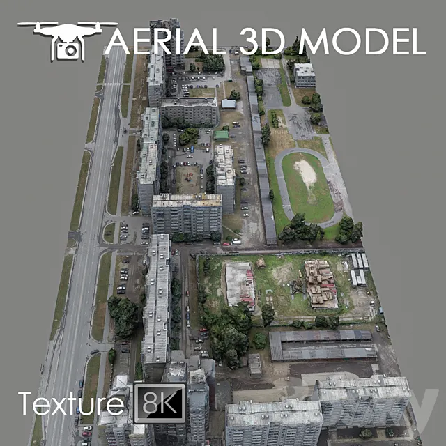 Residential area 91 3DModel