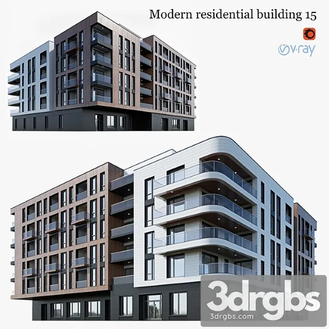 Residential Building 151 3D Model Free