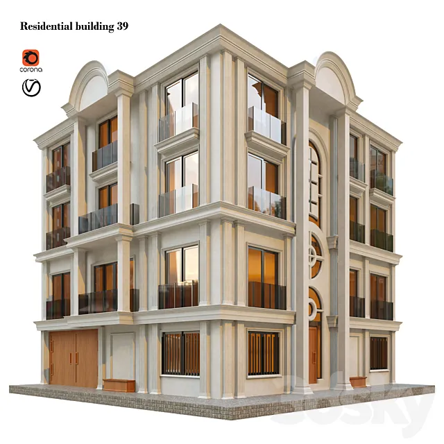 Residential building 39 3D Model