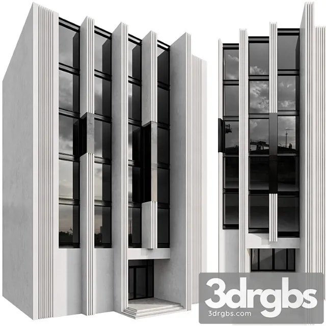 Residential Building No47 1 3D Model Free