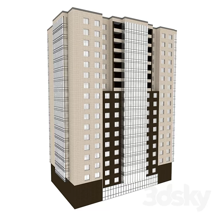 Residential Complex 3D Model