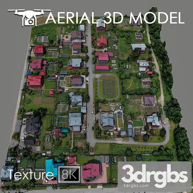 Residential District 71 3D Model Free