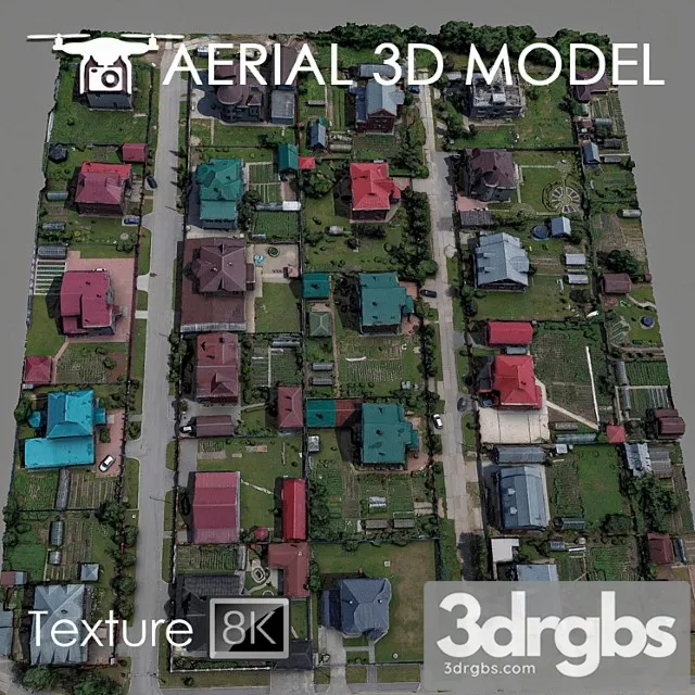 Residential District 841 3D Model Free