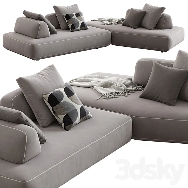 Resource Furniture _ Flex Sofa (Composition 02) 3DModel