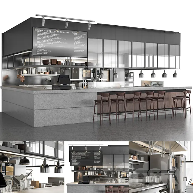 Restaurant 02 3DModel