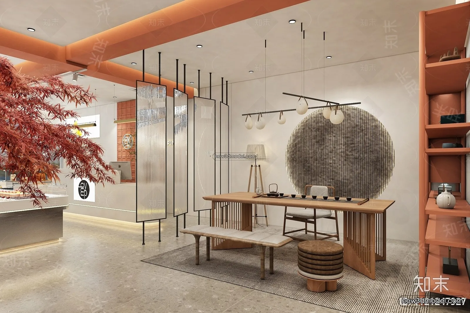 Restaurant and Fastfood 3D Scene - 3D Blocks - 130