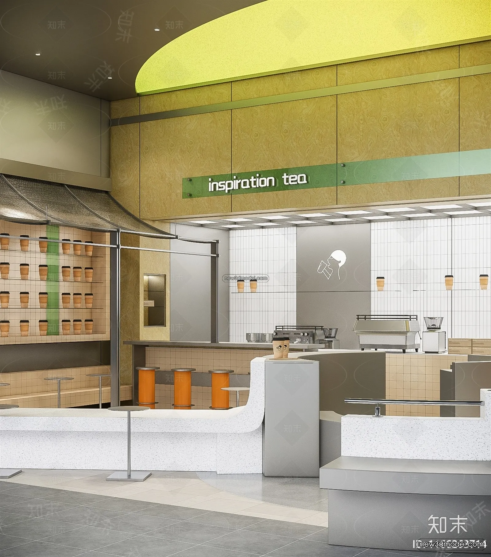 Restaurant and Fastfood 3D Scene - 3D Blocks - 169