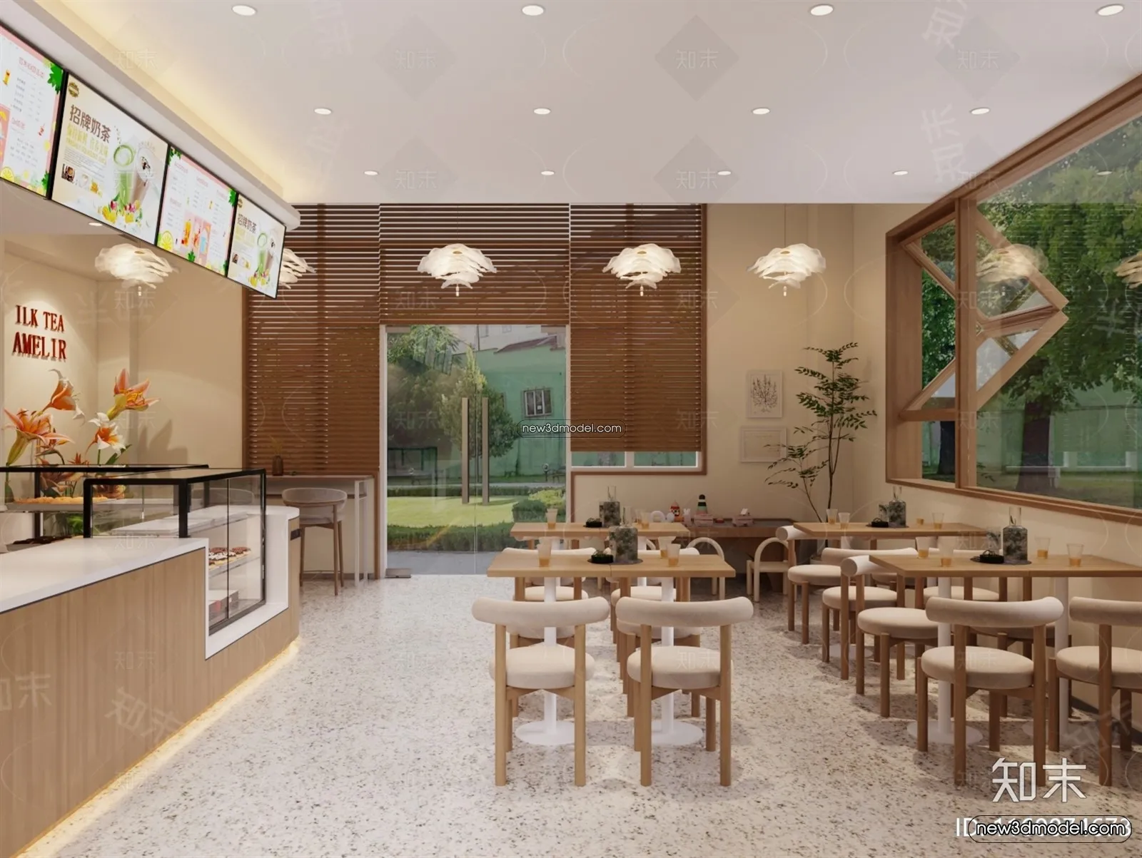 Restaurant and Fastfood 3D Scene - 3D Blocks - 196