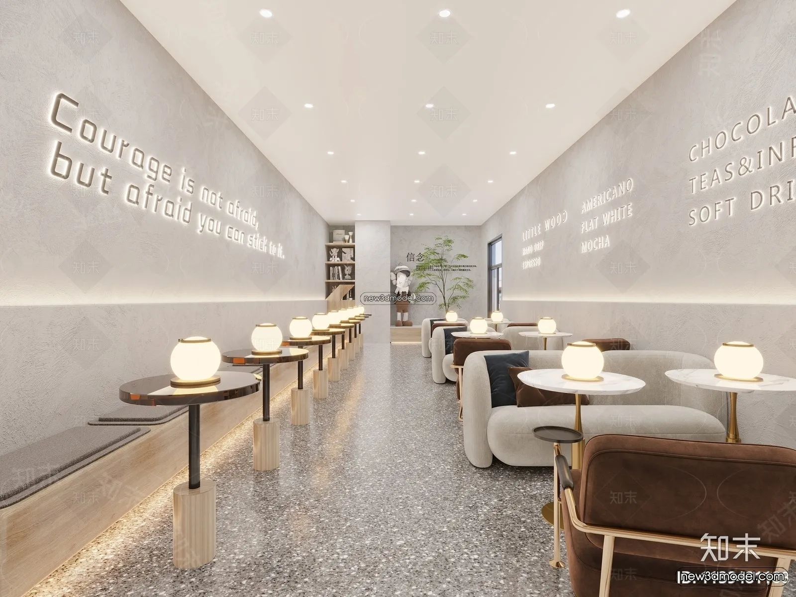 Restaurant and Fastfood 3D Scene - 3D Blocks - 215