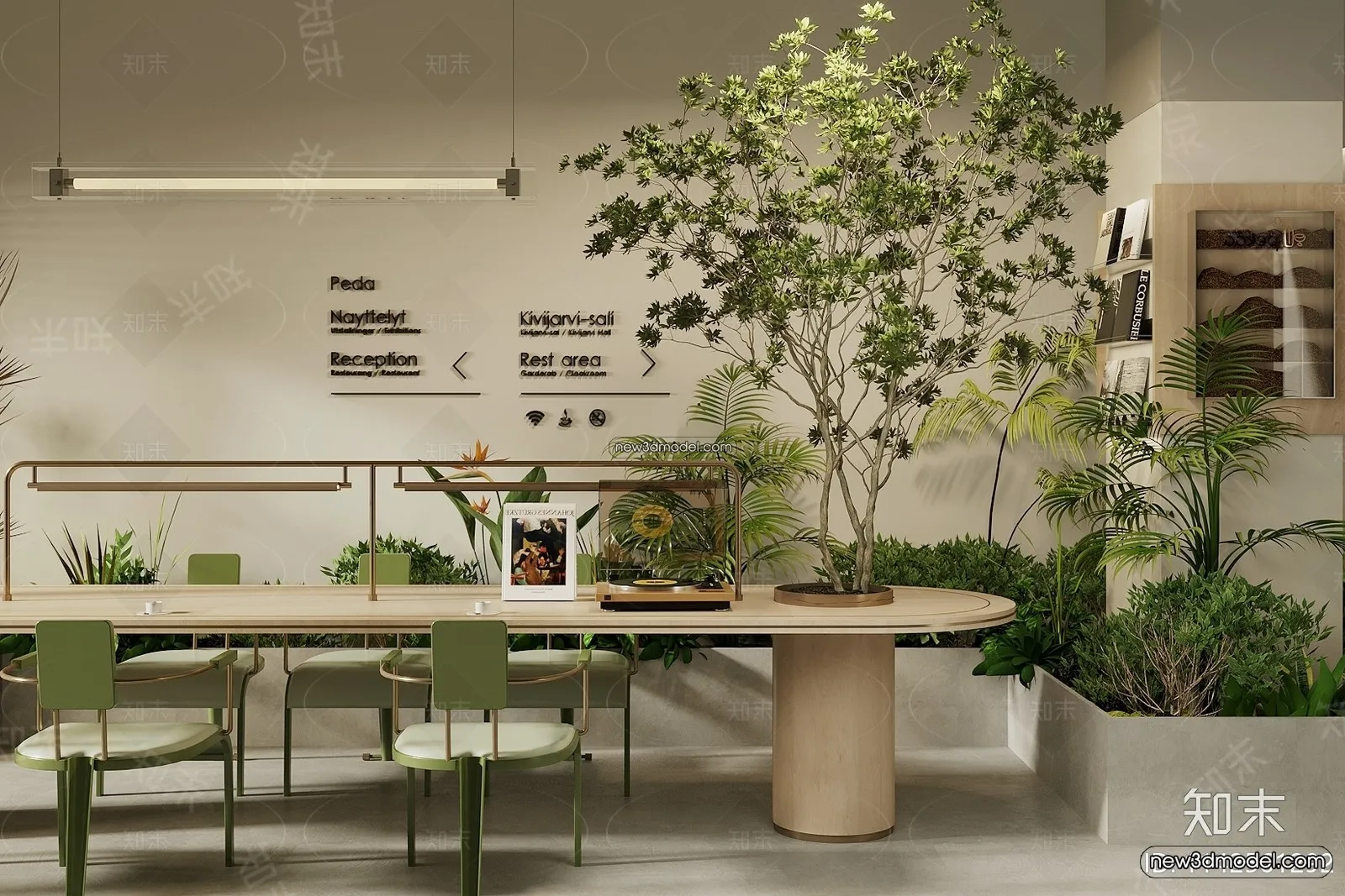 Restaurant and Fastfood 3D Scene - 3D Blocks - 257