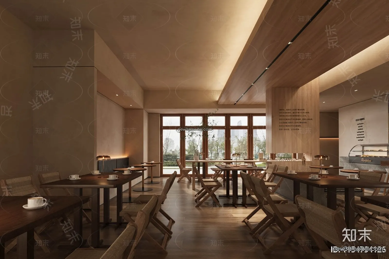 Restaurant and Fastfood 3D Scene - 3D Blocks - 264