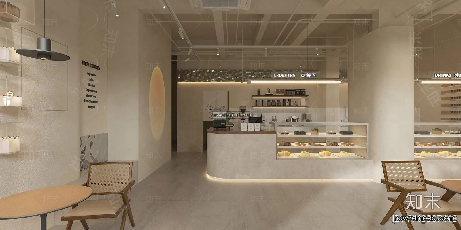 Restaurant and Fastfood 3D Scene - 3D Blocks - 275