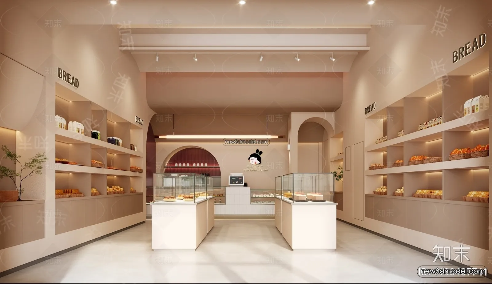 Restaurant and Fastfood 3D Scene - 3D Blocks - 277