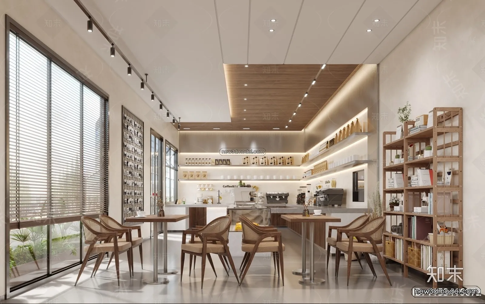 Restaurant and Fastfood 3D Scene - 3D Blocks - 287