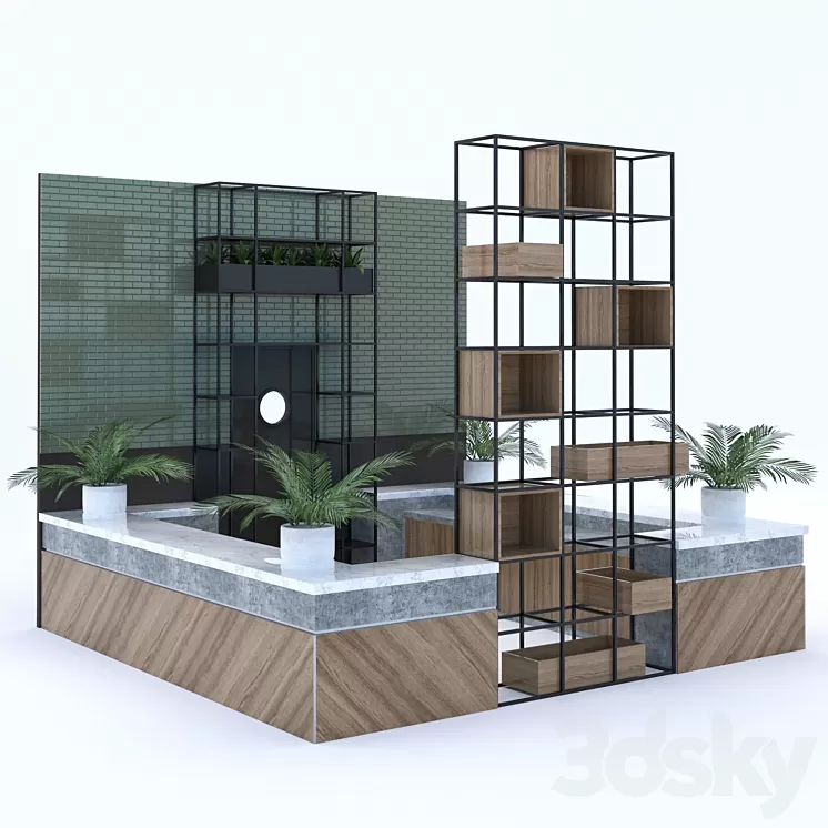 Restaurant Bar 1.7 3D Model