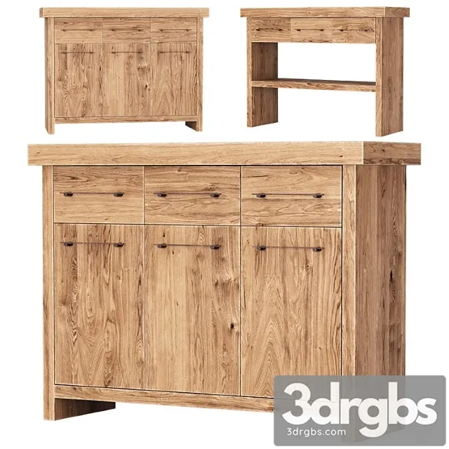 restaurant cabinets 3D Model Free