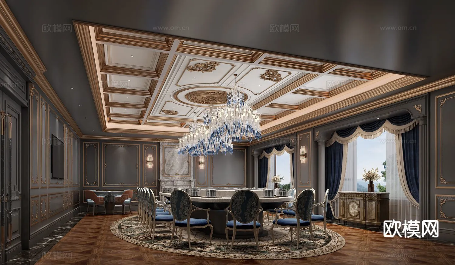 RESTAURANT & COFFEE SHOP - 3D Model For Interior Design - 10659