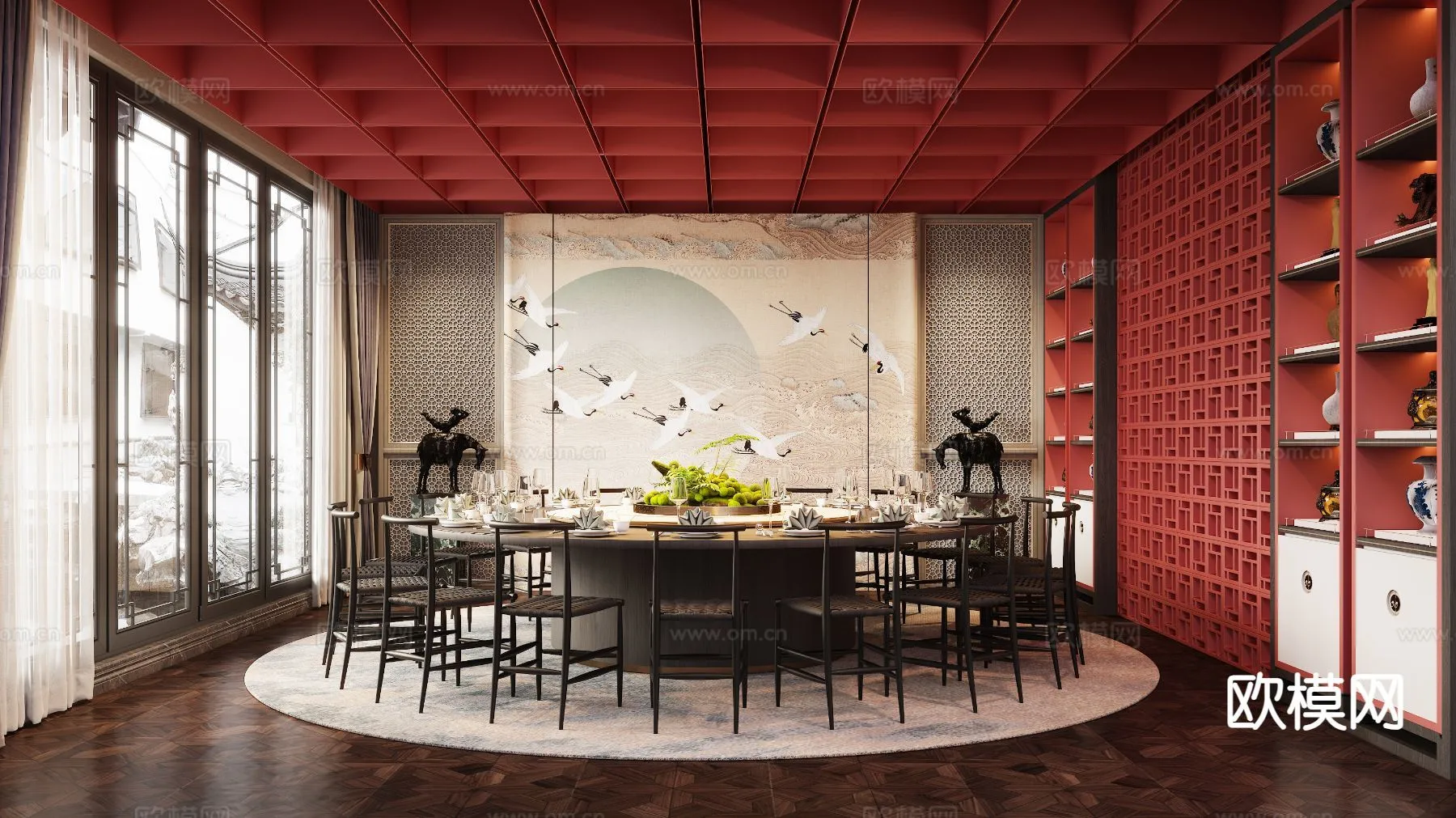 RESTAURANT & COFFEE SHOP - 3D Model For Interior Design - 10670