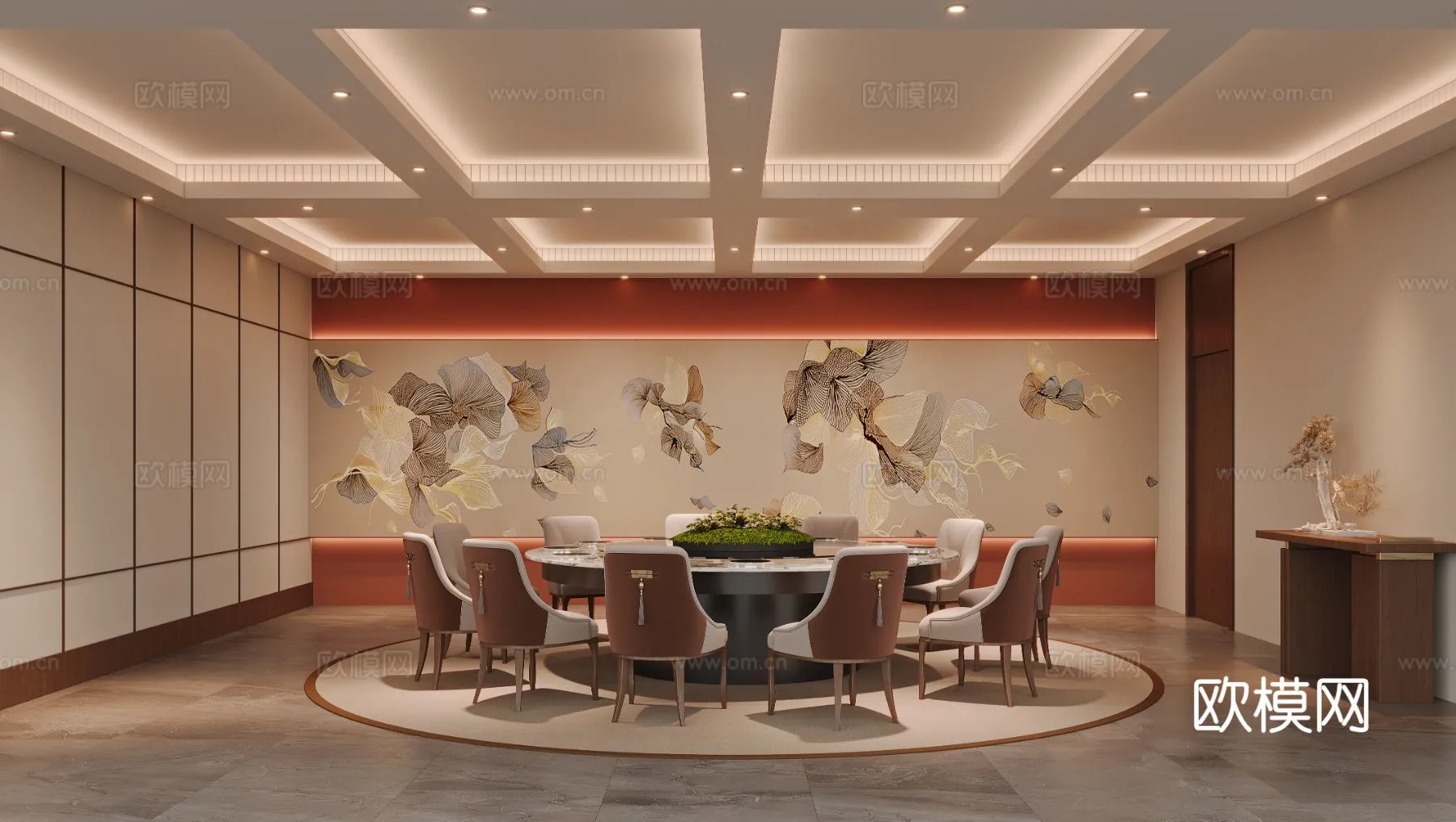 RESTAURANT & COFFEE SHOP - 3D Model For Interior Design - 10717