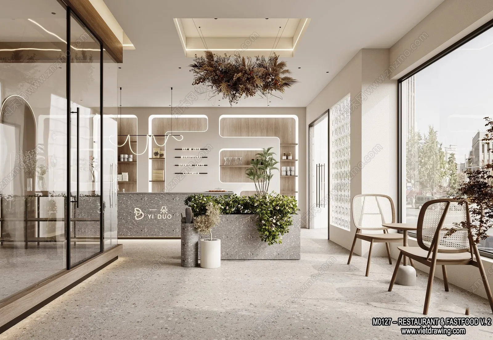 Restaurant - Fastfood - 3D Interior Scenes - 103