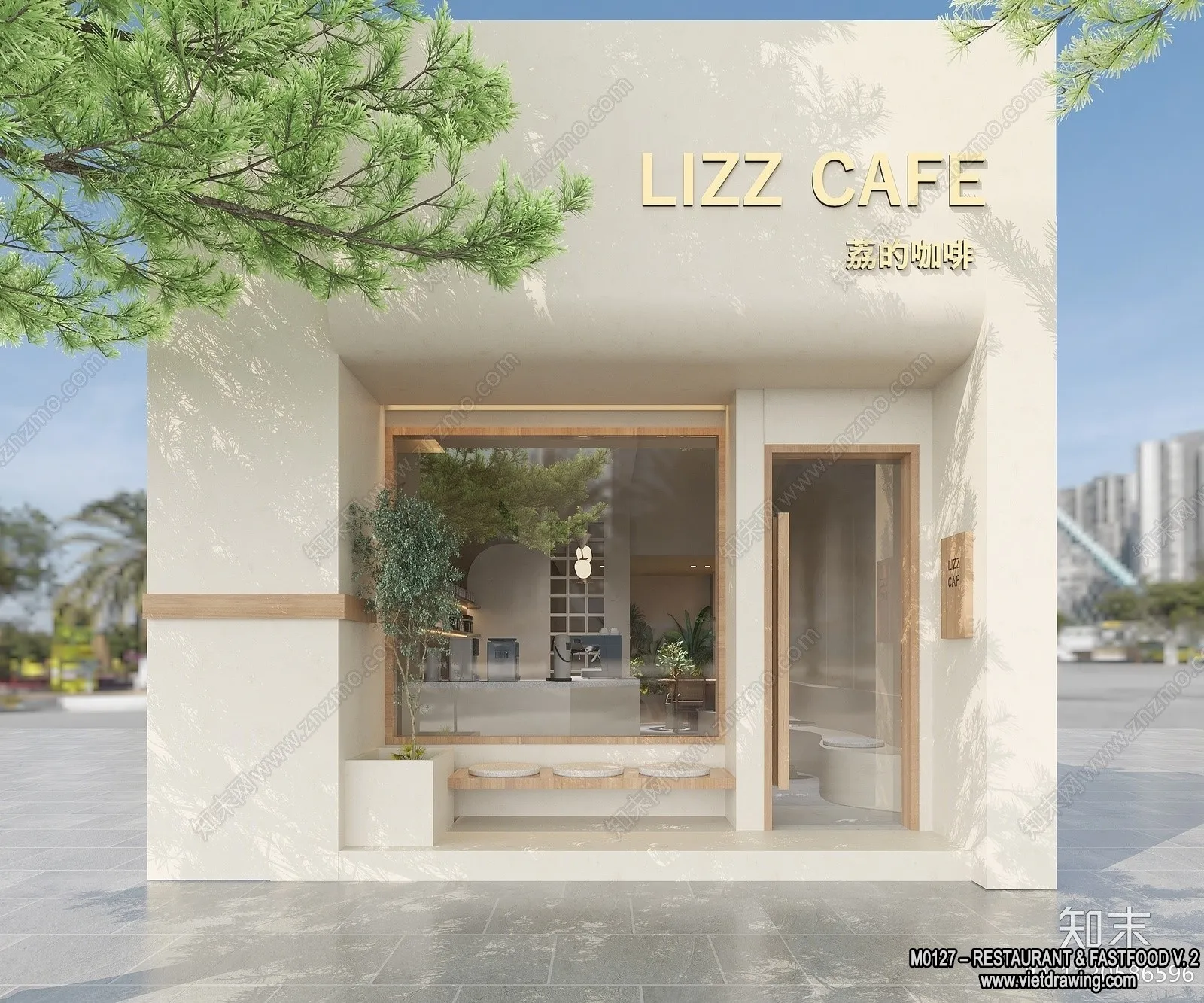 Restaurant - Fastfood - 3D Interior Scenes - 117