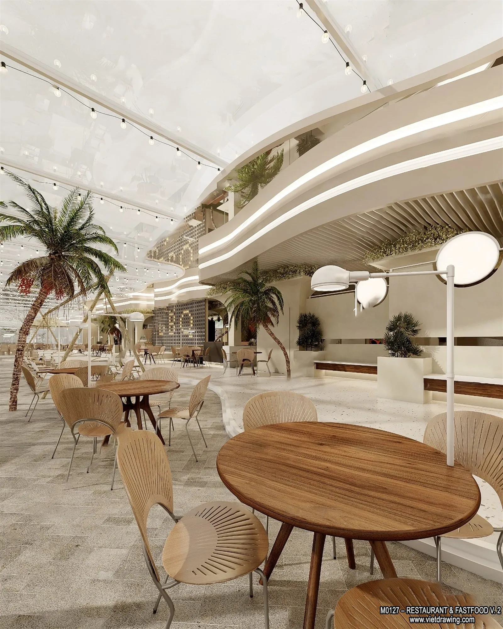 Restaurant - Fastfood - 3D Interior Scenes - 127