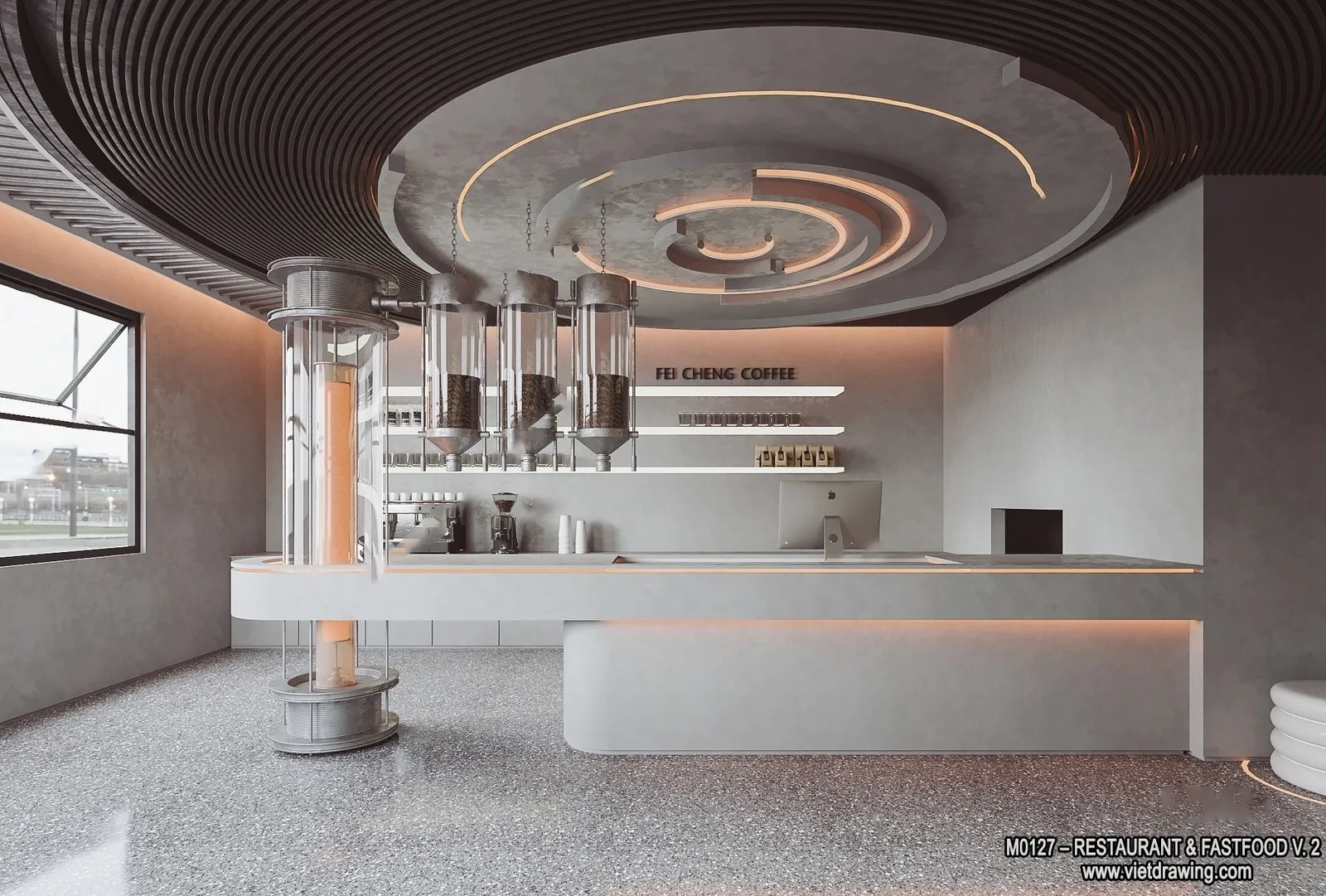 Restaurant - Fastfood - 3D Interior Scenes - 129