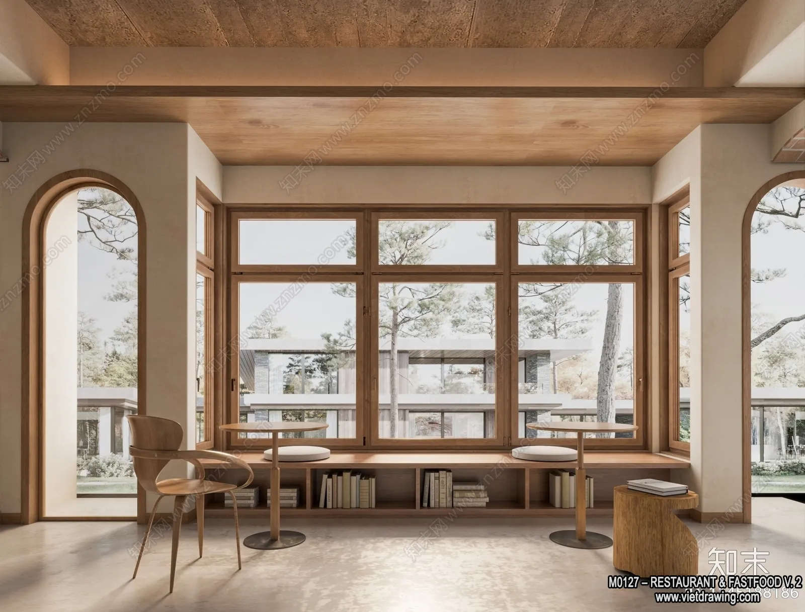 Restaurant - Fastfood - 3D Interior Scenes - 137