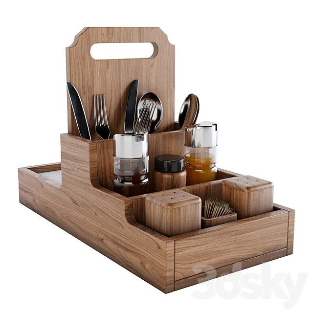 Restaurant set 1 3DModel