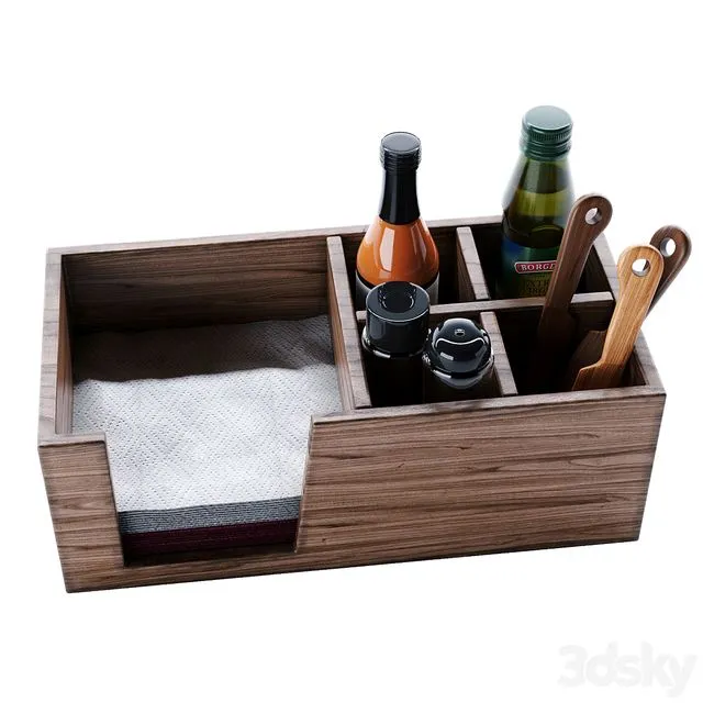 Restaurant set 2 Kitchen Other kitchen accessories 3D Model