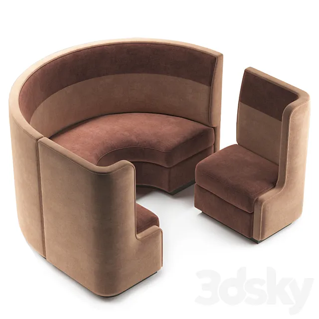 Restaurant sofa 11 Free Download