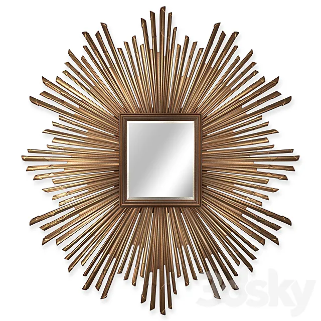 Restoration Hardware 17th C. Sunburst Mirror 3D Model