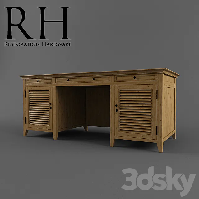 Restoration Hardware _ Desk 3D Model