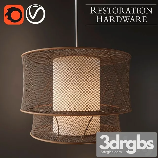 Restoration hardware avril 2 3D Model Download