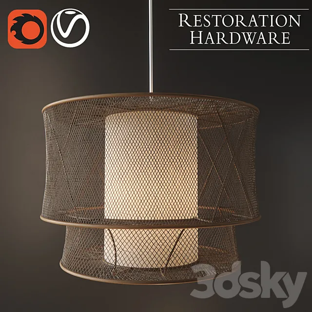 Restoration Hardware Avril 2 3DModel