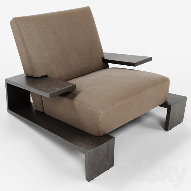 Restoration Hardware Cassel chair 3D Model