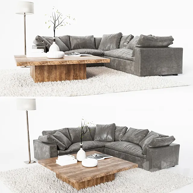 Restoration Hardware Cloud Sofa 3DModel