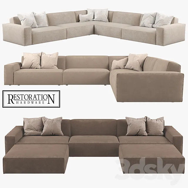 Restoration Hardware - Como Modular Fabric Sofas Free Download
