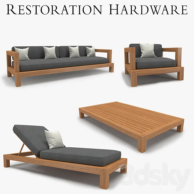 Restoration Hardware - Cordoba Collection 3D Model