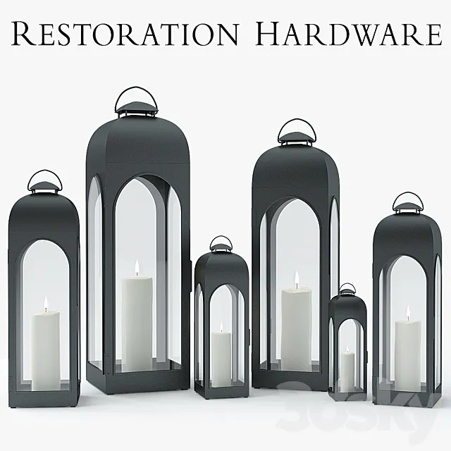 Restoration Hardware - Duomo Lantern 3D Model