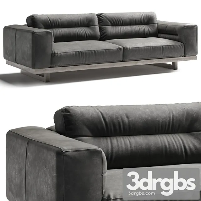 Restoration Hardware Durrell Sofa 3D Model Free