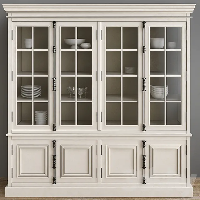 Restoration hardware hutch dining room 3DModel