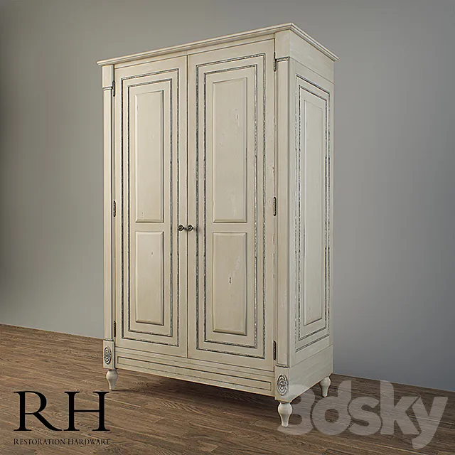 Restoration Hardware - Jourdan Armoire 3D Model