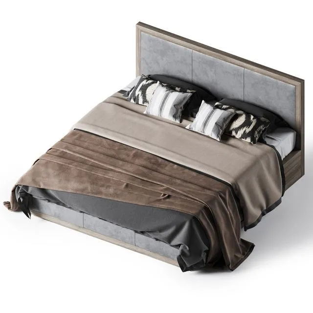 Restoration Hardware Kempton fabric platform bed Free Download