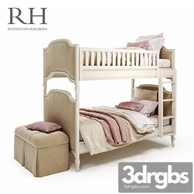 Restoration Hardware Marceline Set 3D Model Free