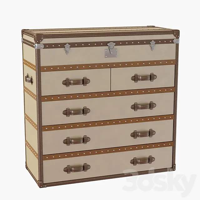 Restoration Hardware MAYFAIR CHEST 3D Model